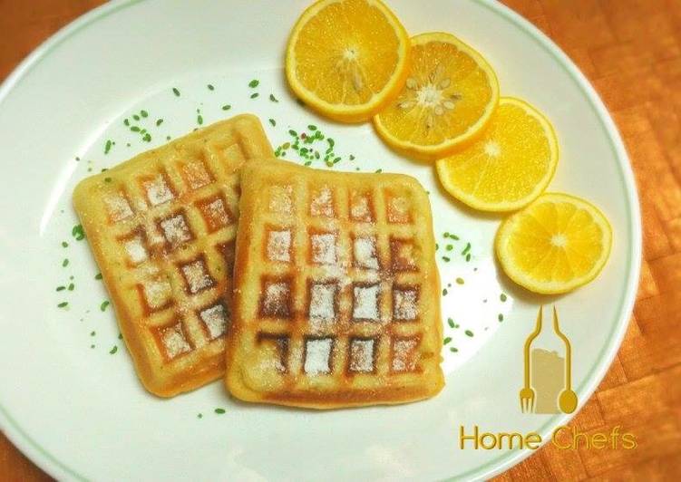 Lemon waffles