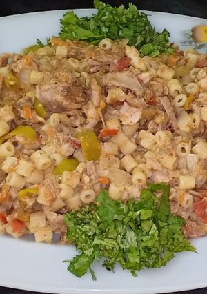 صورة لوصفة مكرونة بالتونة