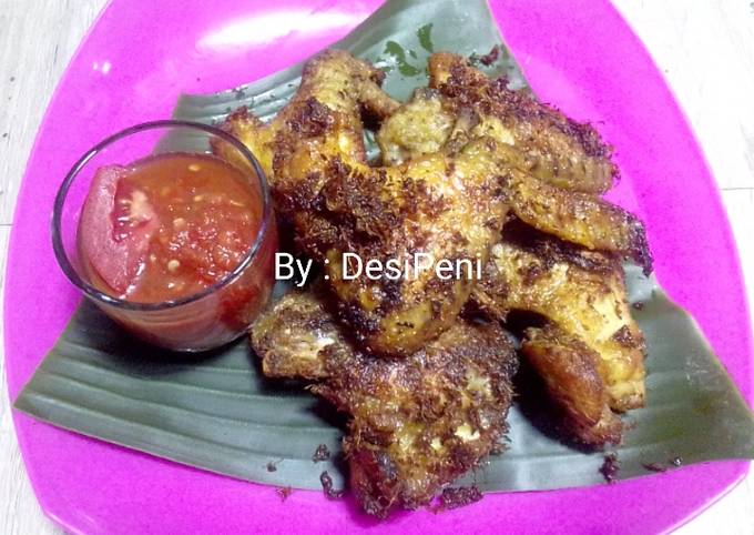 Ayam Goreng Laos + Sambal Tomat Segar