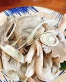 Nấm bào ngư hấp sả