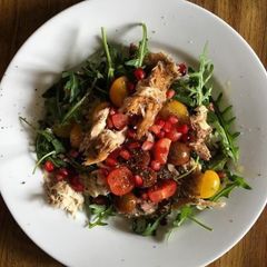 A picture of Mackerel salad.