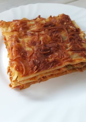 Foto principal de Lasaña de verduras y atún
