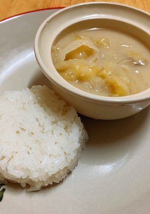 รูปของ ข้าวเหนียวทุเรียนมะพร้าวอ่อน🥥