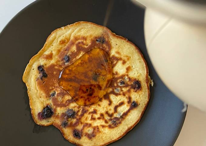 Simple Way to Prepare Super Quick Homemade Blueberry Pancakes