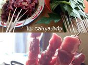 Gambar sate daging sapi ungkep