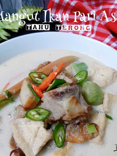 Foto resep Mangut Ikan Pari Asap Tahu Terong