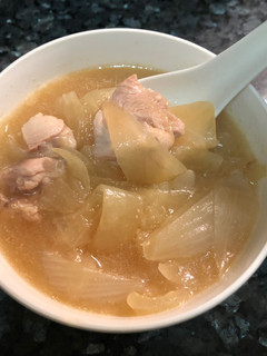 洋蔥味增雞湯 的食譜成品照片