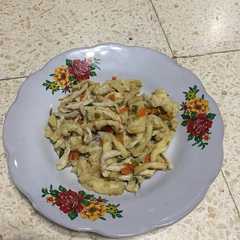 รูปของ Ayam Suwir Campur Tahu Bumbu Pedas#BikinRamadanBerkesan#Day17