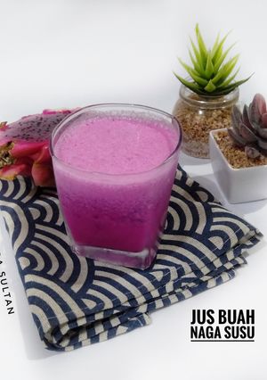 Foto resep Jus Buah Naga Susu