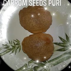 A picture of Carom seeds puri.