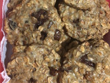 Galletas de granola y chocolote