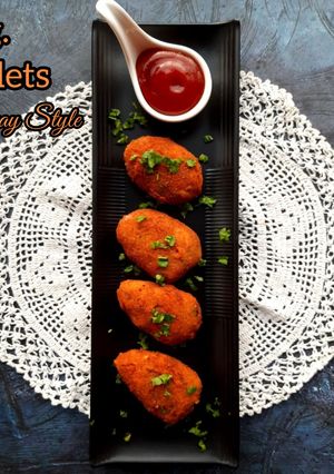 A picture of Veg. Cutlets (Railway Style).