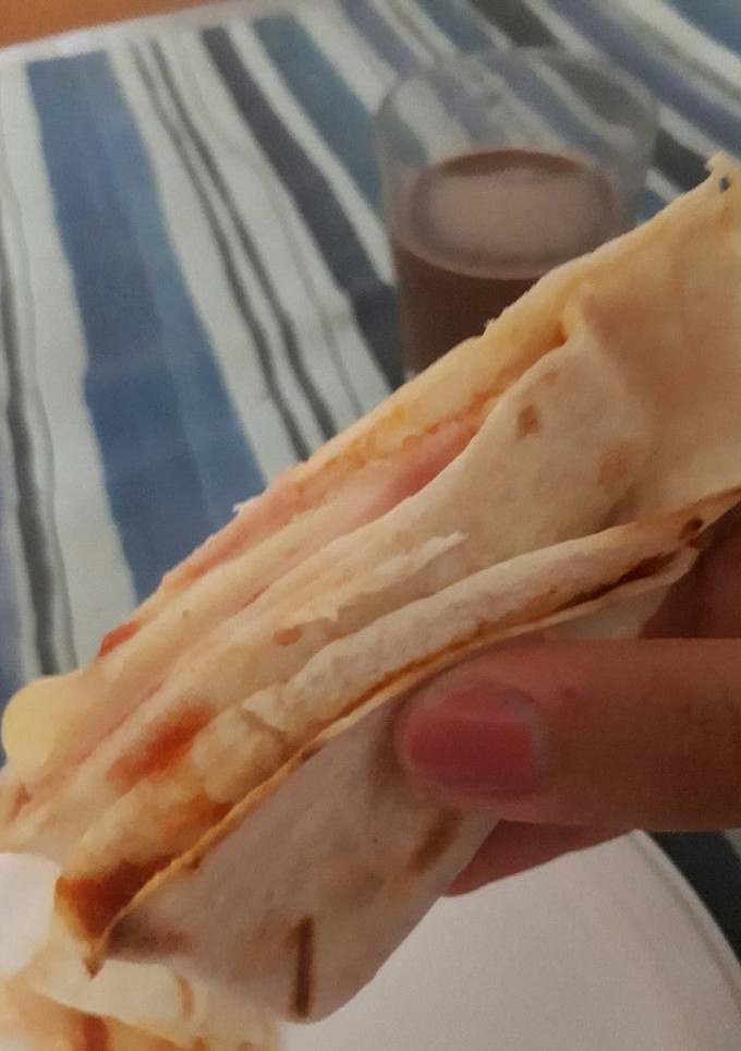Una foto de Tortitas de jamón y queso