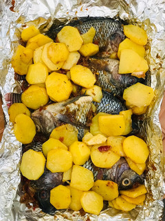 A picture of Tilapia grilled fish.