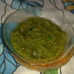 A picture of Karele ki chutney.