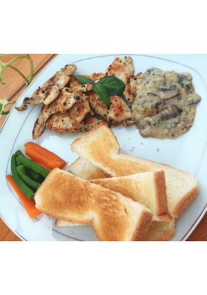 Foto resep Chicken grill with mushroom sauce