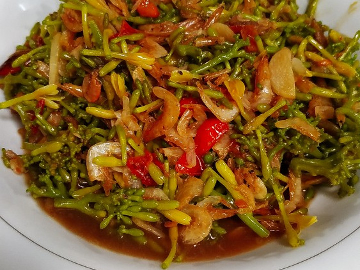 Resep Tumis Bunga Pepaya udang papay Anti Gagal