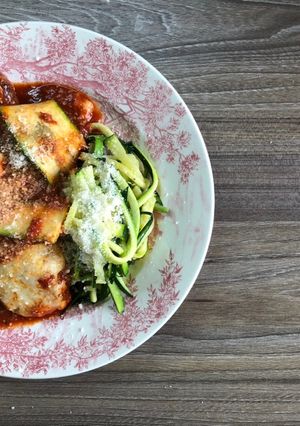 Cukkinibe göngyölt szicíliai húsgolyók recept fotója