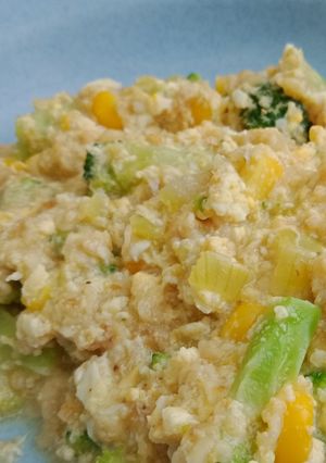 Foto resep #masakankos Bubur Oat Brokoli Jagung PPR