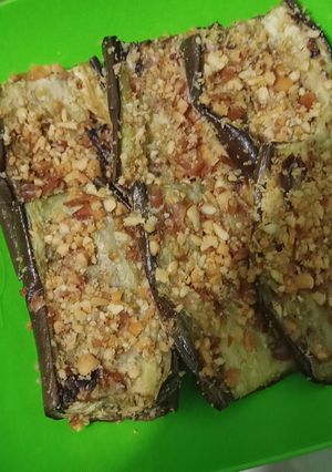 Foto resep Terong Bakar Tabur Kacang