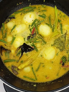 Foto resep Gulai kacang panjang telur