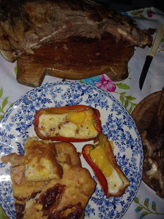 Una foto de Morrón asado