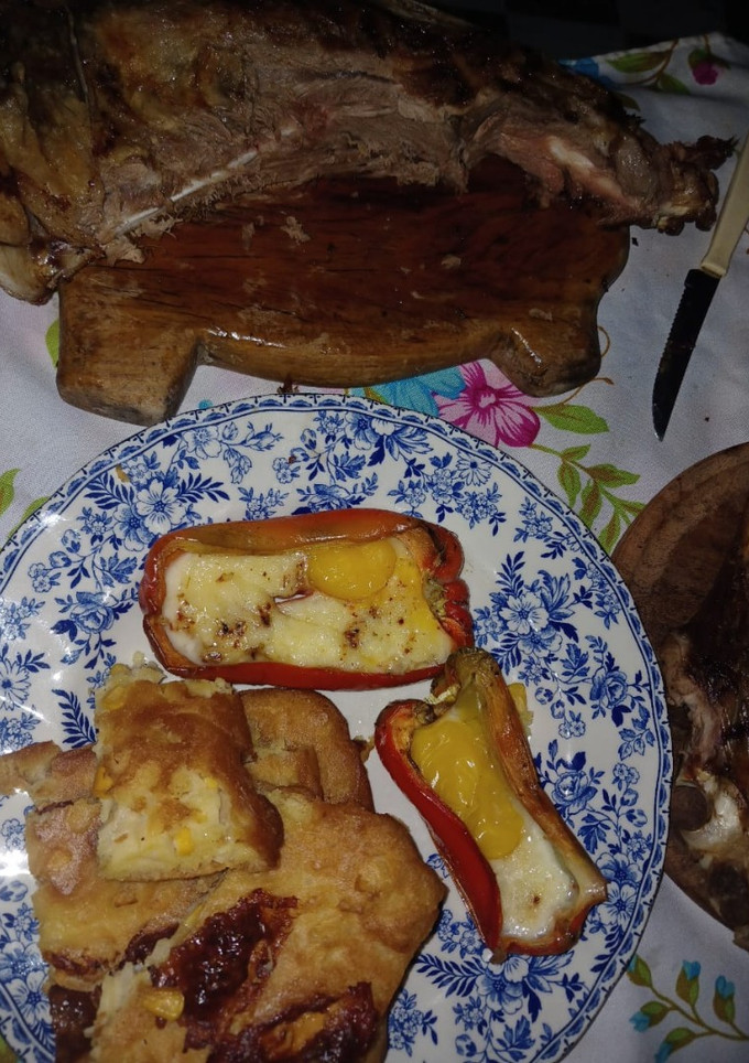 Una foto de Morrón asado