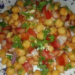 Kabuli Chana Chaat A picture of Kabuli Chana Chaat.