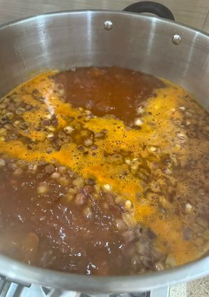 A picture of Mom's Style Pozole.