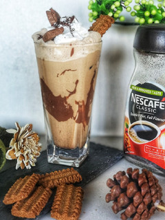 A picture of Ice cold coffee.