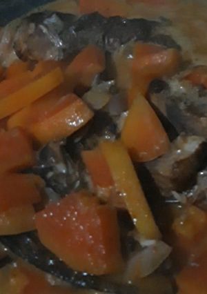 Foto resep Gulai kaur bengkulu, sengkayu kuning suwe ikan tape