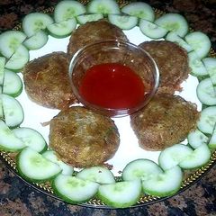 A picture of Beef shami kabab.