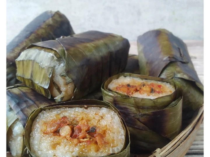 Langkah Mudah untuk Menyiapkan Resep Lemper sambel tempe yang Enak Banget Anti Ribet, Mantap