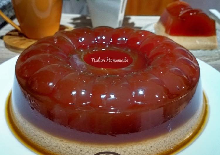 Resep 57.2020.Puding Santan Gula Merah Anti Gagal