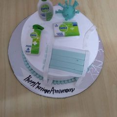 Covid19 special White Forest Cake A picture of Covid19 special White Forest Cake.
