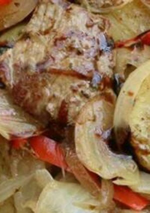 Una foto de Bifes a la criolla