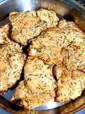 Pepper chicken thighs