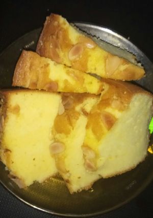 Foto resep Bolu panggang jadul tabur almond slice