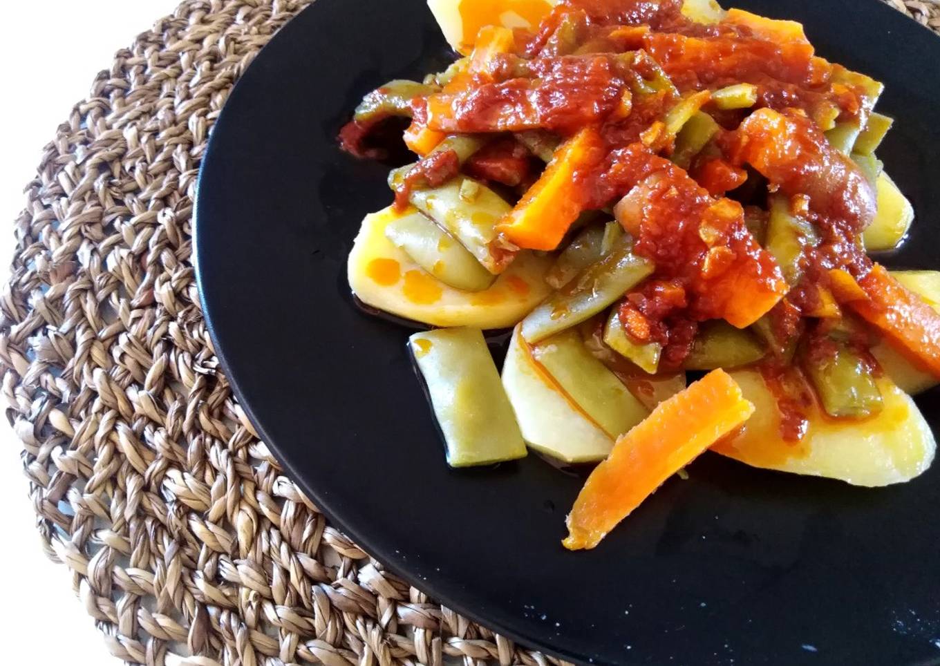 Judías verdes al vapor