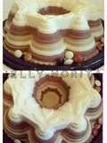Gelatina Tres leches con café y Nutella