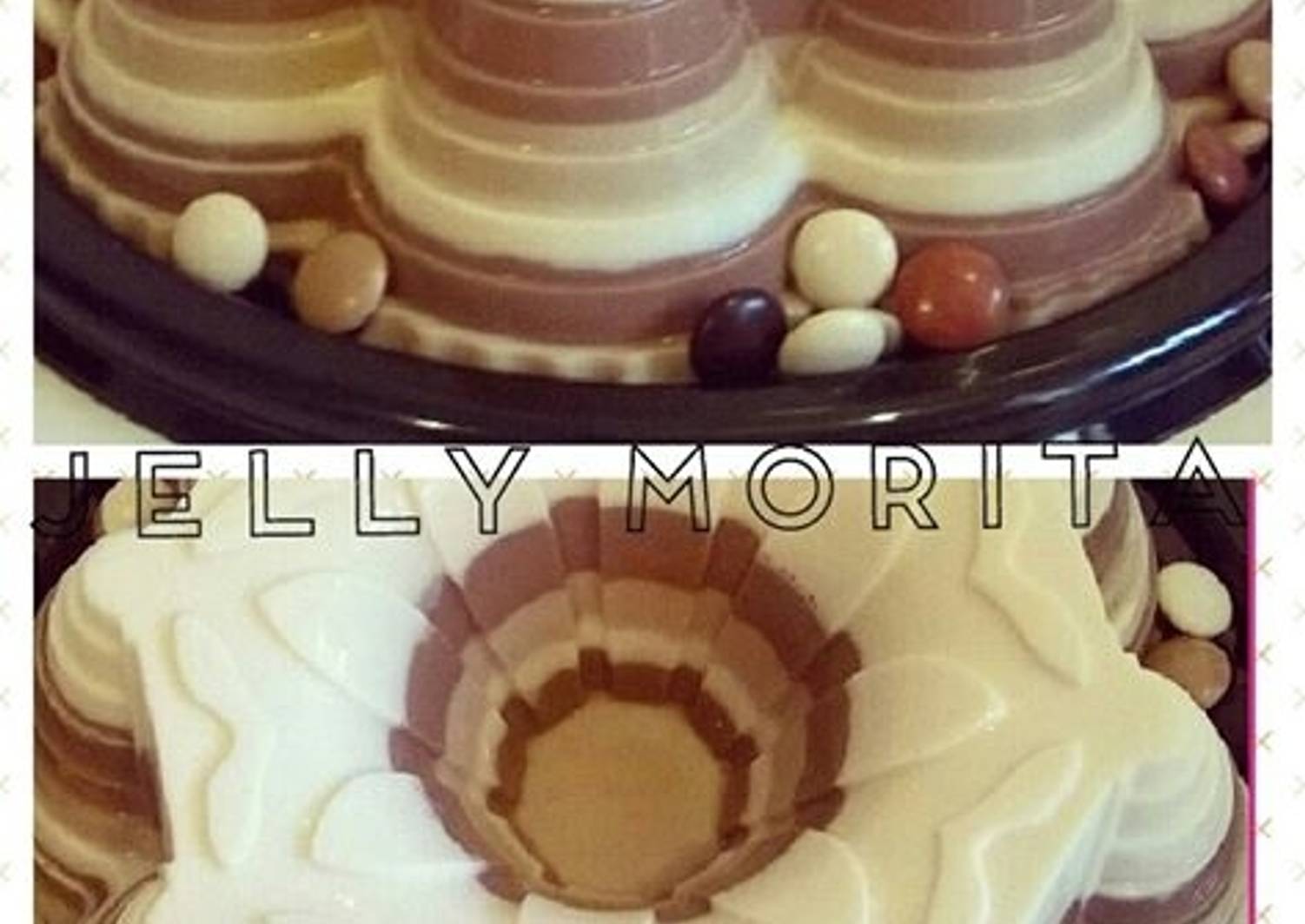 Gelatina 3 leches con café y nutella Receta de morita