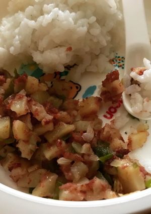 Foto resep Kornet kentang daun bawang mpasi 1y +