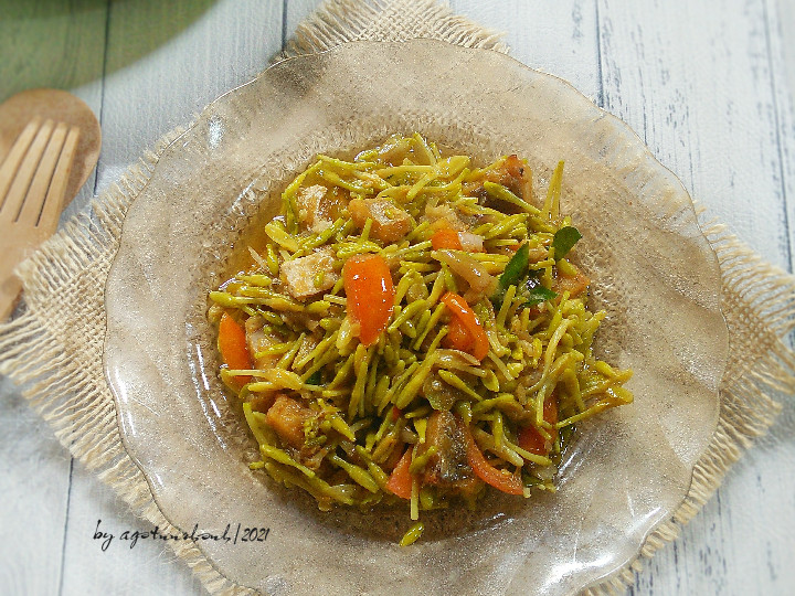 Resep Tumis Bunga Pepaya Ikan Asin, Menggugah Selera