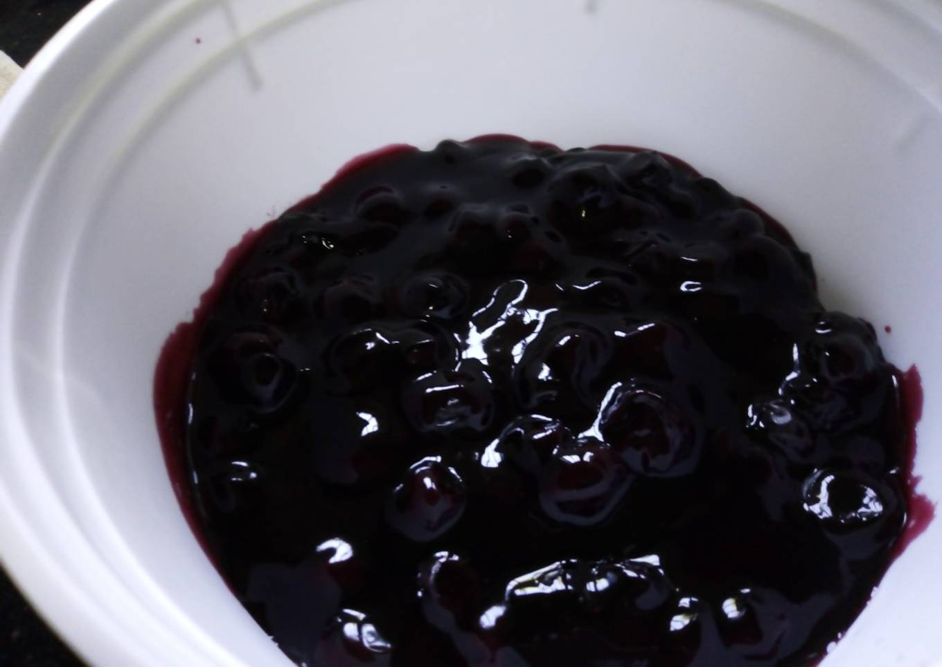 Blueberry compote