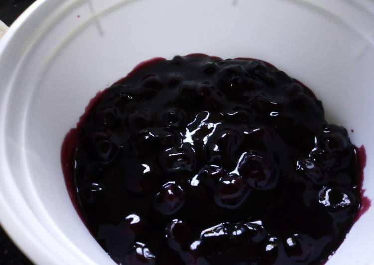 Recipe of Quick Blueberry compote
