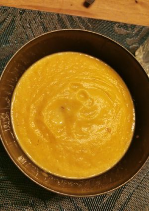 Une photo de Soupe carottes et navets boules d'or