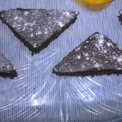 A picture of Dark chocolate cake.