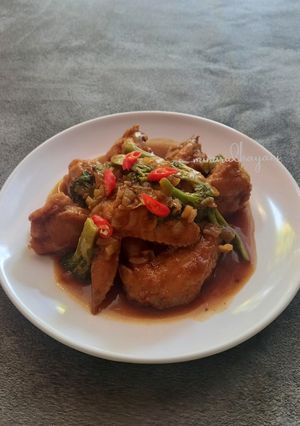 Foto resep Ayam Goreng Saus Tiram