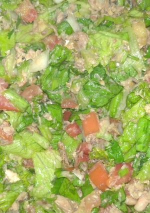 Una foto de Ensalada de sardinas enlatadas