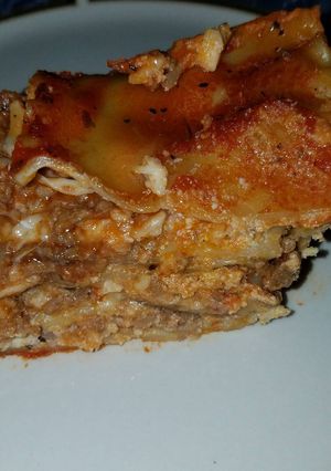 A picture of Lasagna.